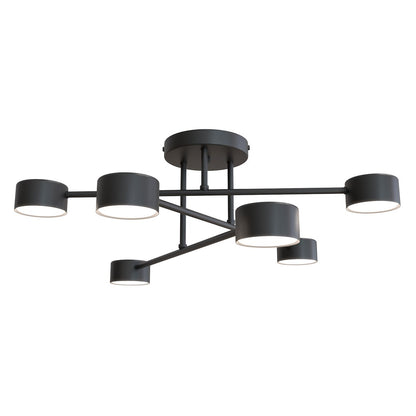 Halo 6 ceiling lamp black