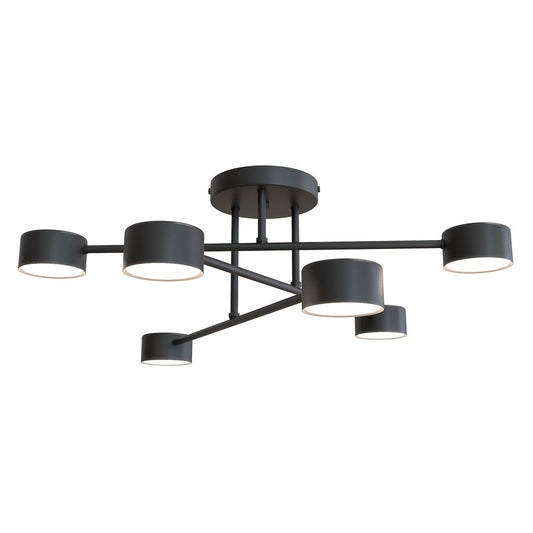 Halo 6 ceiling lamp black
