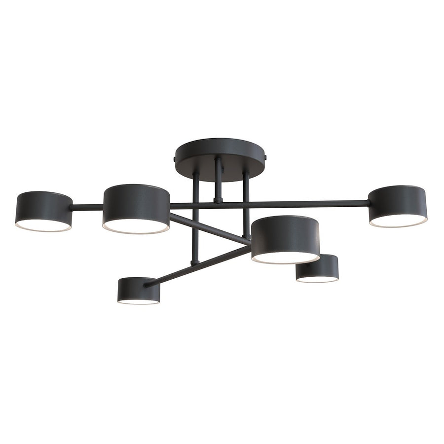 Halo 6 ceiling lamp black