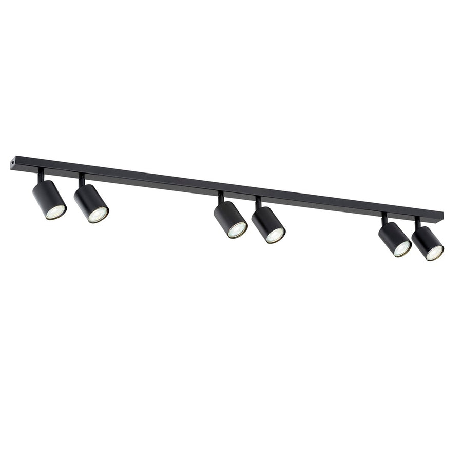 Flash 6 ceiling lamp black