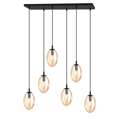 Astral 6 pendant light amber