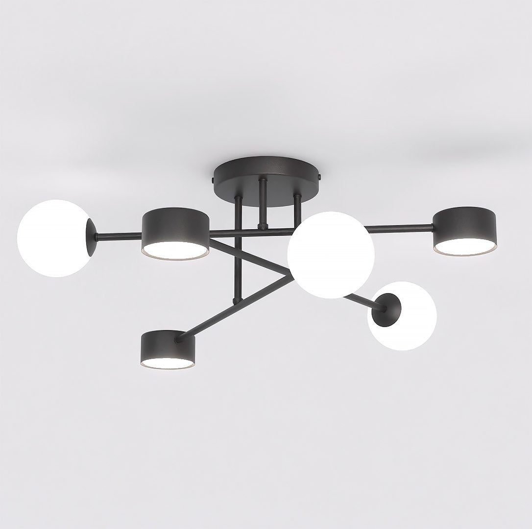 Holon 6 ceiling lamp black