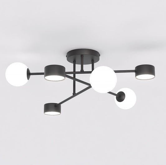 Holon 6 ceiling lamp black