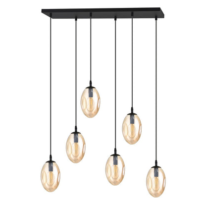 Astral 6 pendant light amber