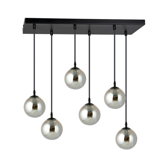 Cosmo 6 pendant light graphite