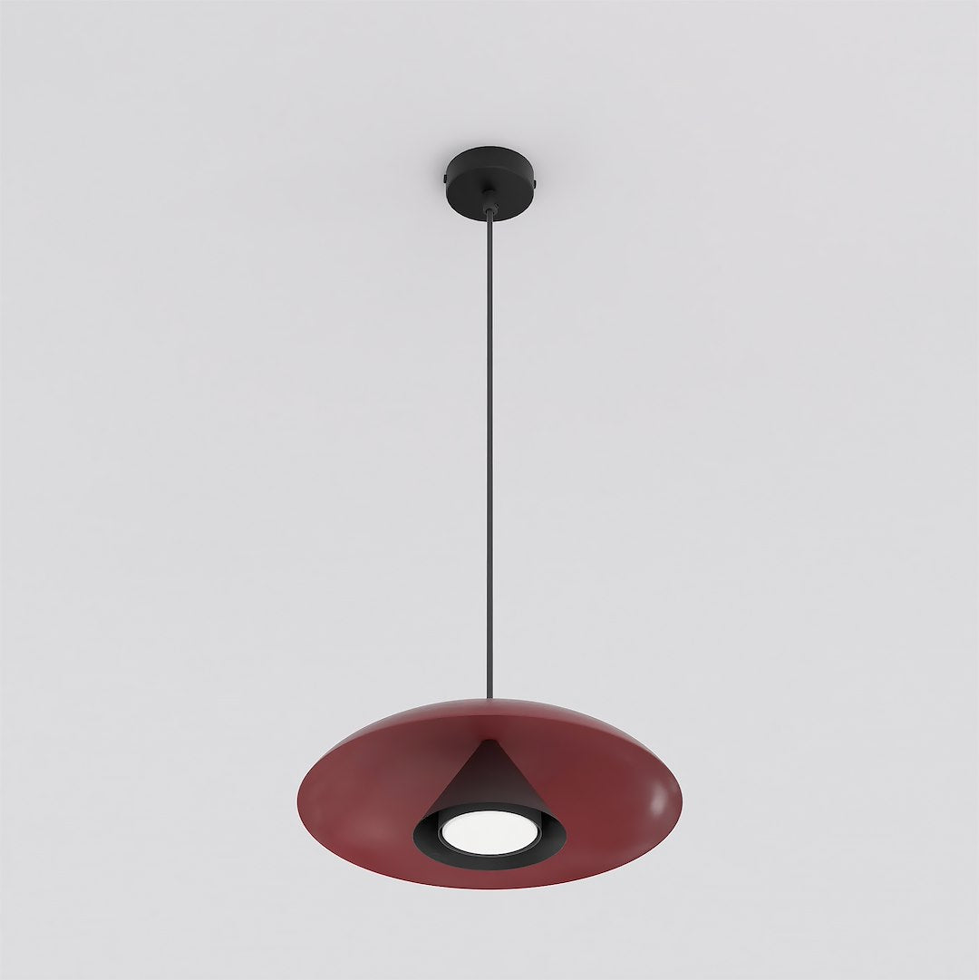 Babel 1 pendant light burgundy/black