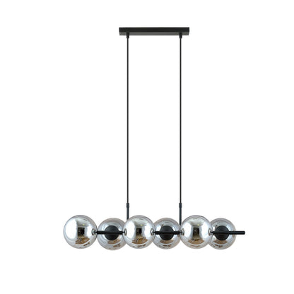 Rory 6 pendant light graphite