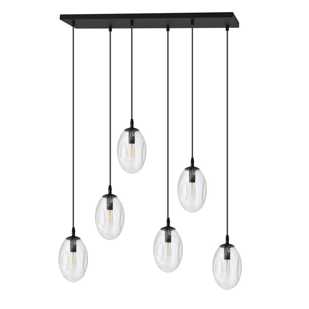 Astral 6 pendant light clear