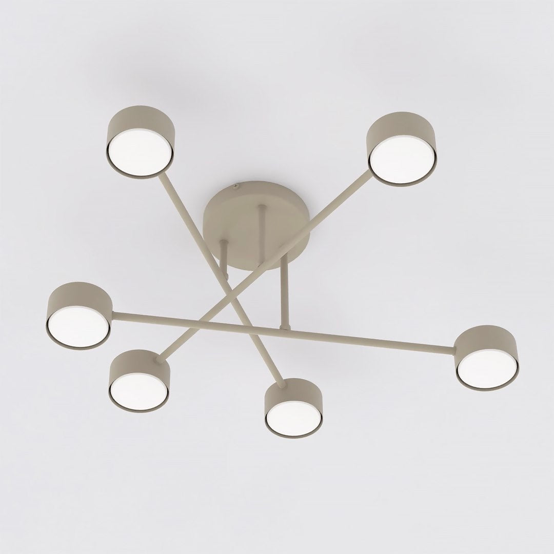 Halo 6 ceiling lamp mocha