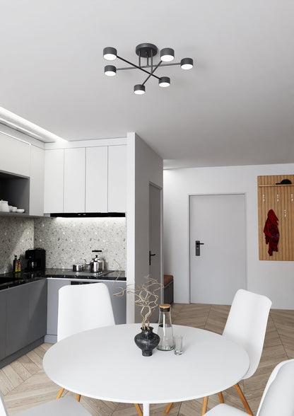 Halo 6 ceiling lamp black