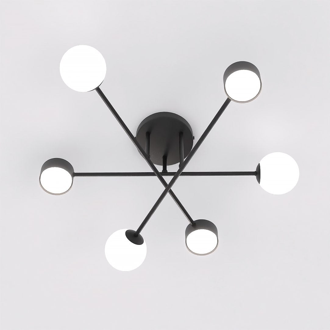 Holon 6 ceiling lamp black