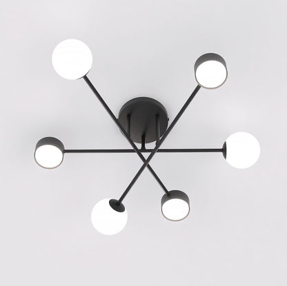 Holon 6 ceiling lamp black