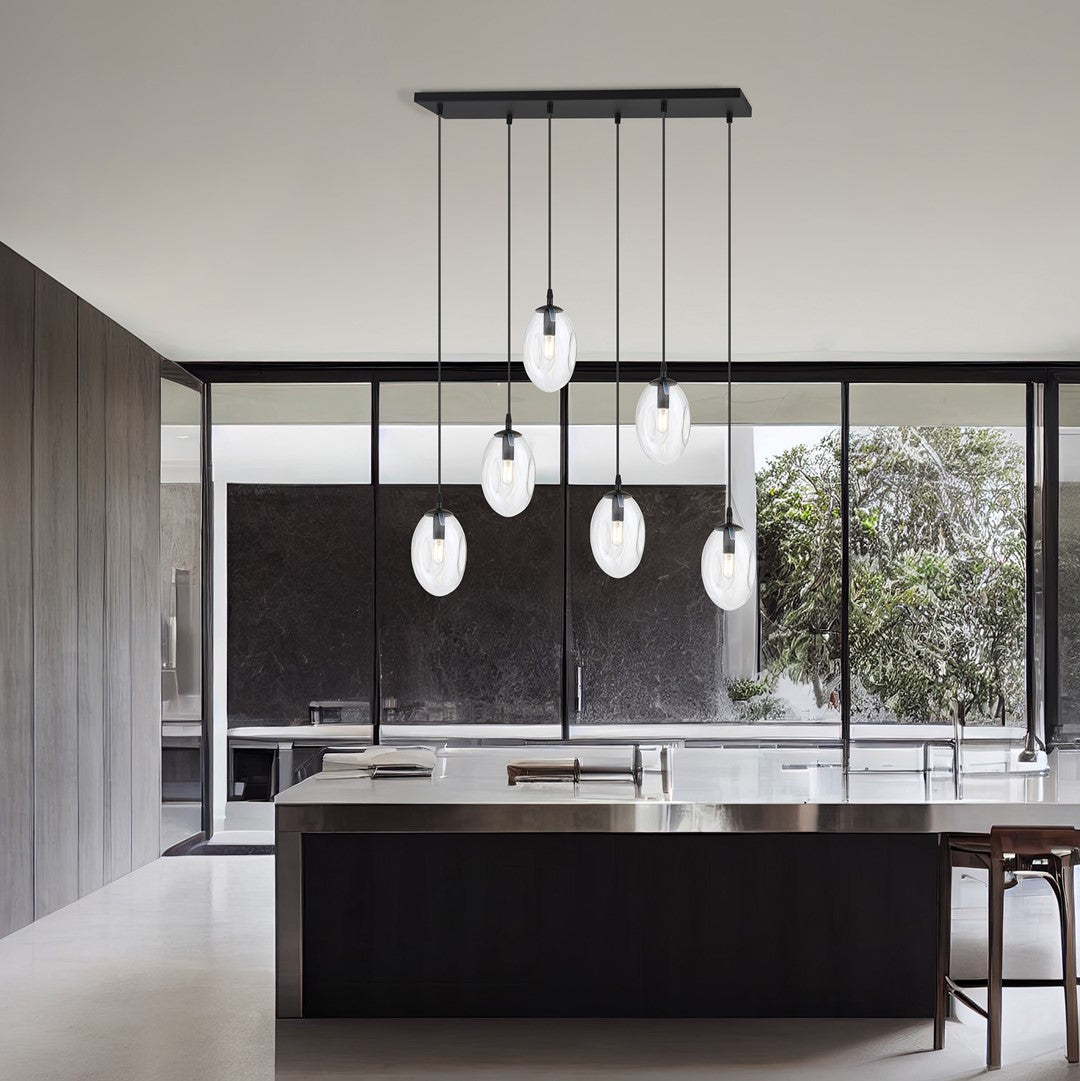 Astral 6 pendant light clear