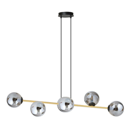 Gravity 6 ceiling lamp black/graphite