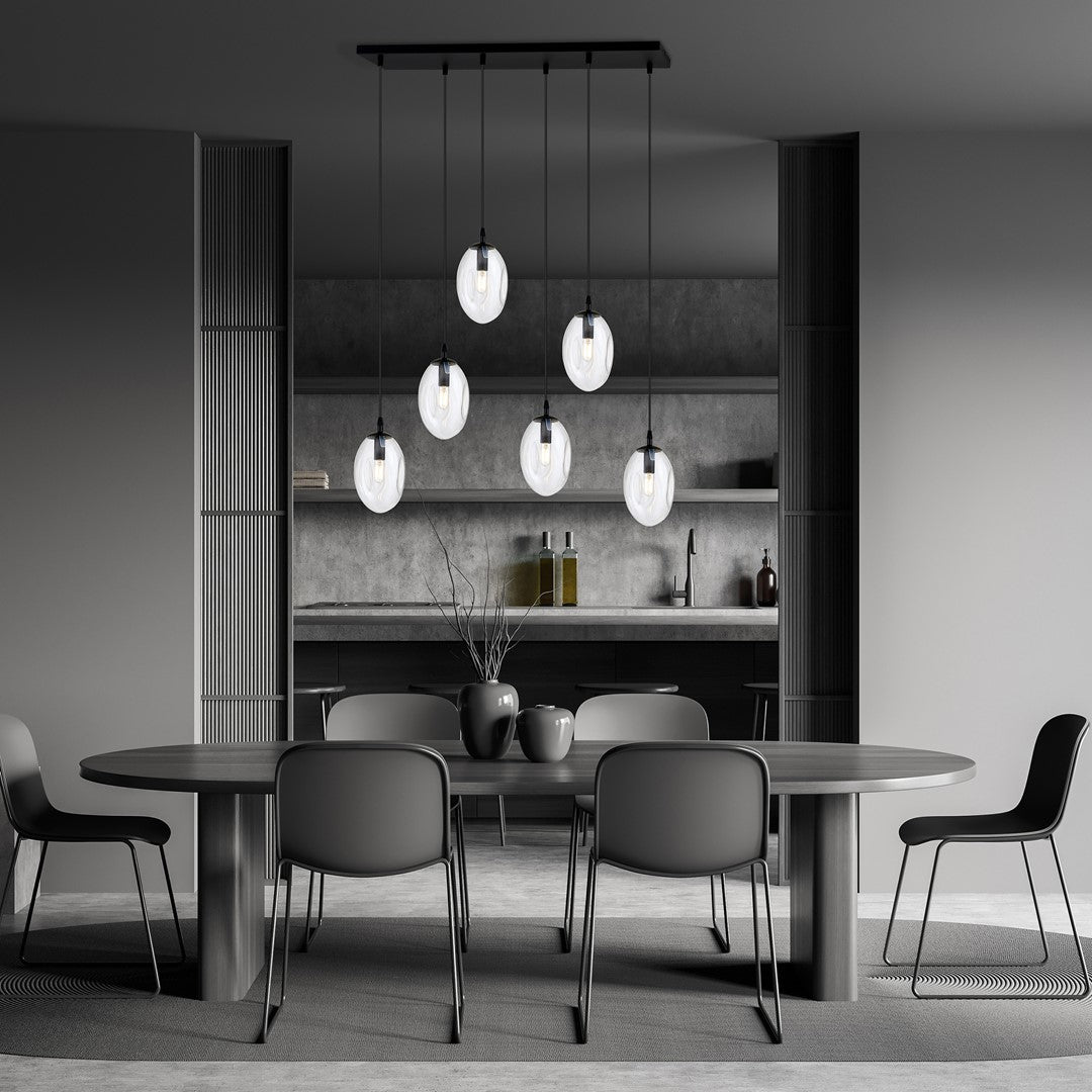 Astral 6 pendant light clear