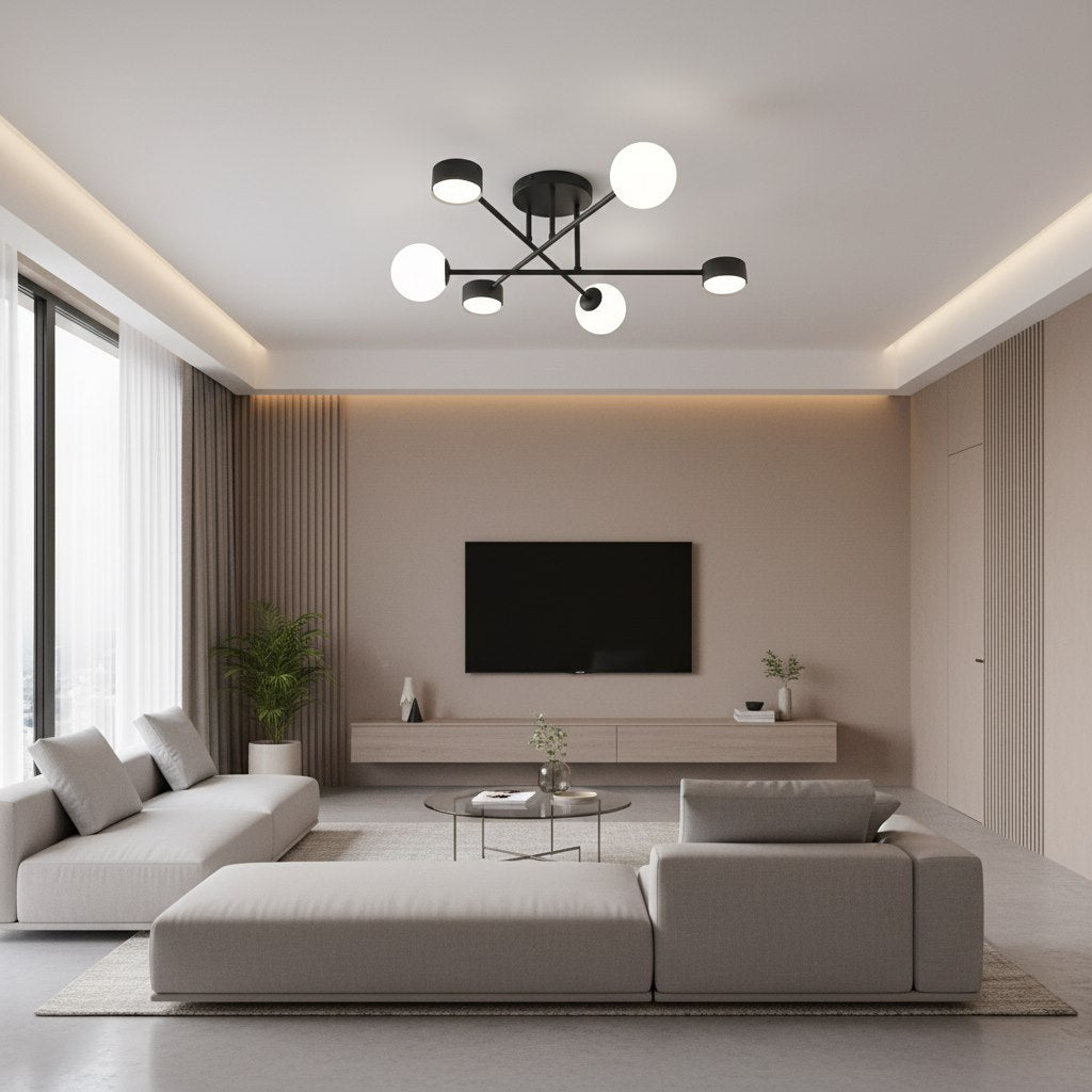 Holon 6 ceiling lamp black