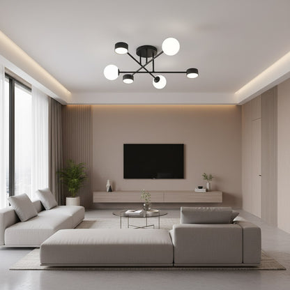 Holon 6 ceiling lamp black