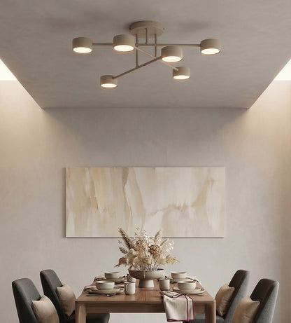 Halo 6 ceiling lamp mocha