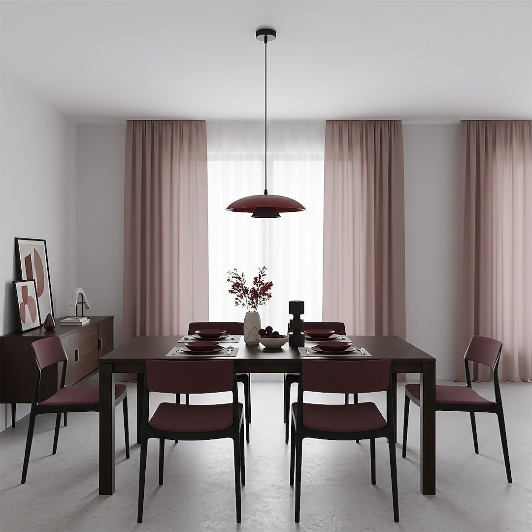 Babel 1 pendant light burgundy/black