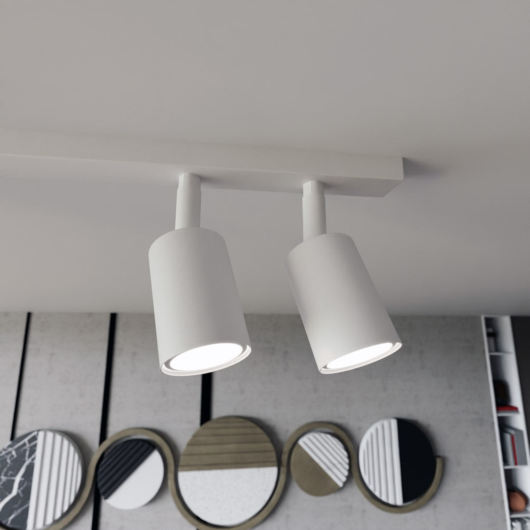 Flash 6 ceiling lamp white