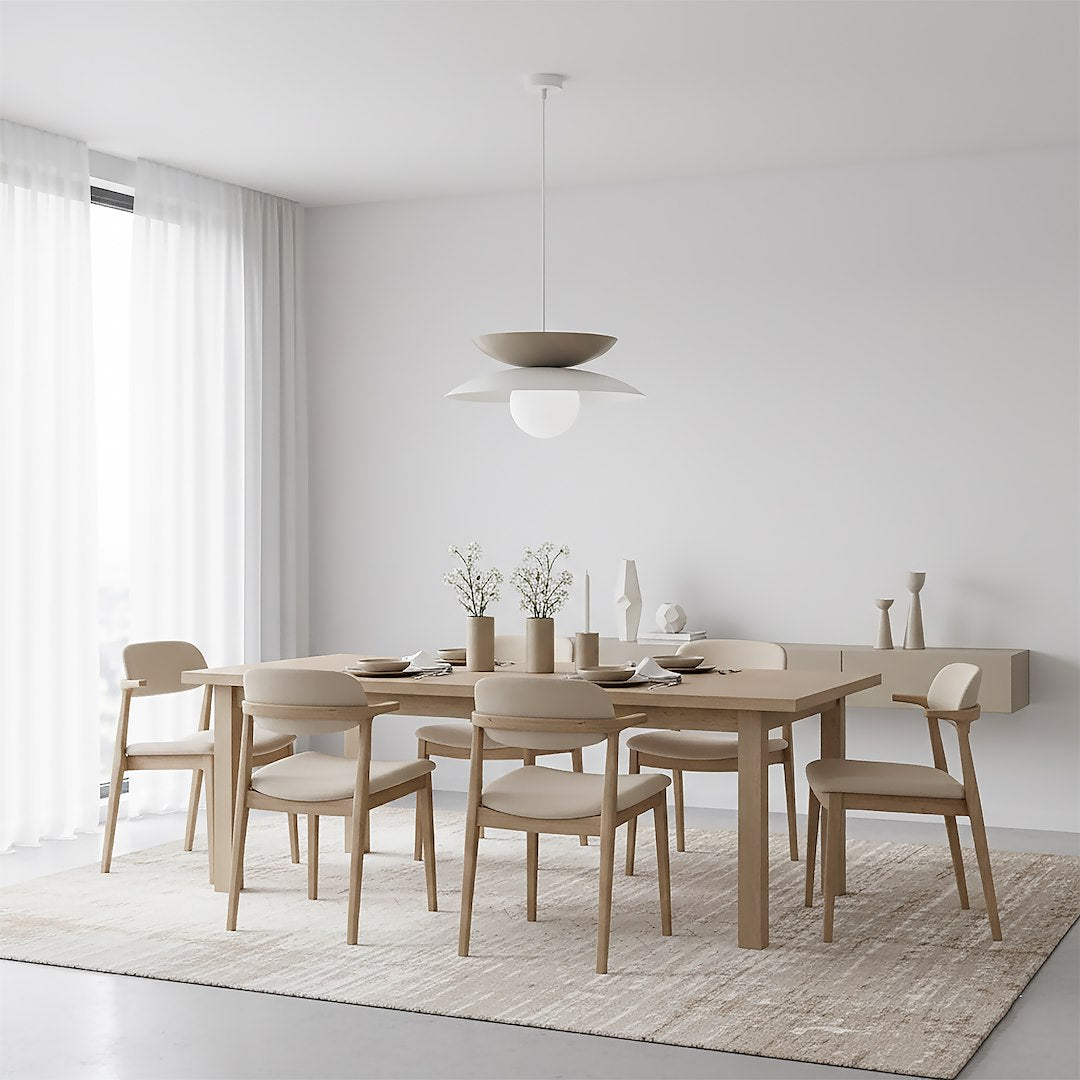 Nagoya 1 pendant light white/mocha
