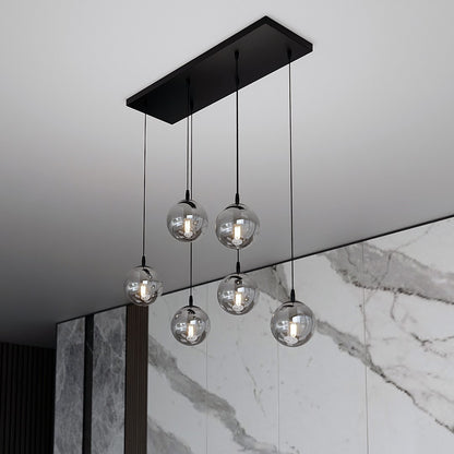 Cosmo 6 pendant light graphite