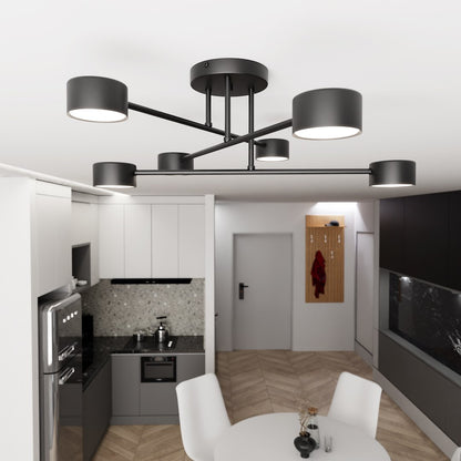 Halo 6 ceiling lamp black