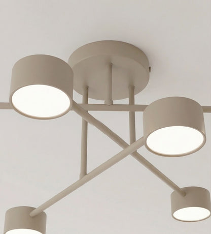 Halo 6 ceiling lamp mocha