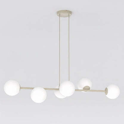 Magnus 6 pendant light mocha/opal