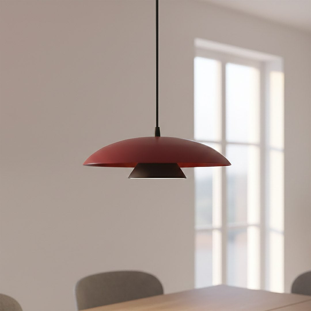 Babel 1 pendant light burgundy/black