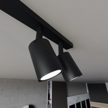 Flash 6 ceiling lamp black