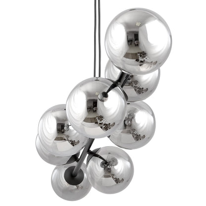 Rossi 6 pendant light black/graphite