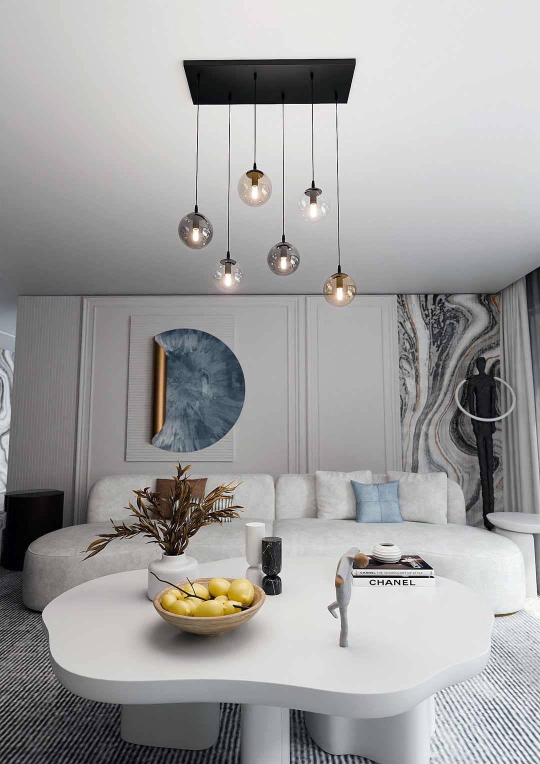 Cosmo 6 premium pendant light mixed