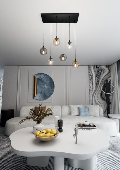 Cosmo 6 premium pendant light mixed
