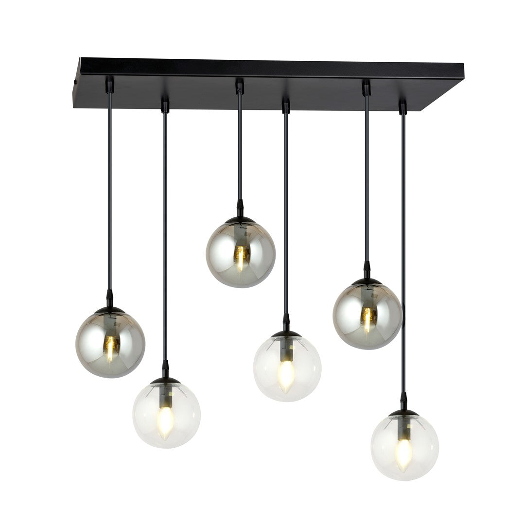 Cosmo 6 pendant light mixed