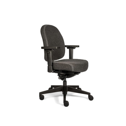 Sit And Move Therapod X Compact Dark Grey - Office Chair Wool Felt Fenice