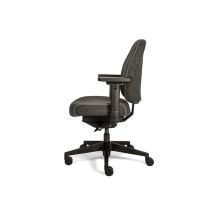 Sit And Move Therapod X Compact Dark Grey - Office Chair Wool Felt Fenice