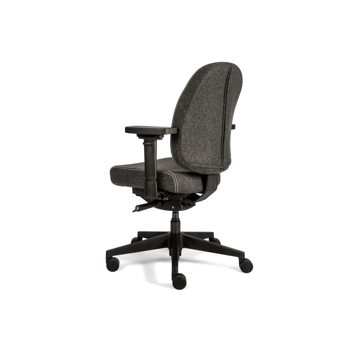 Sit And Move Therapod X Compact Dark Grey - Office Chair Wool Felt Fenice