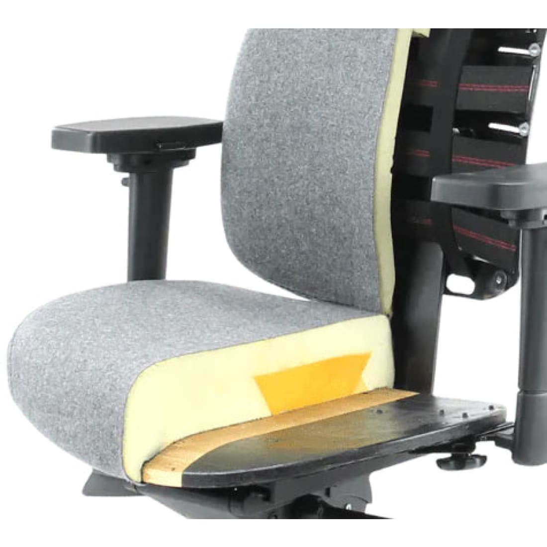 Sit And Move Therapod X Standard Medium Grey - Office Chair Wool Felt Fenice