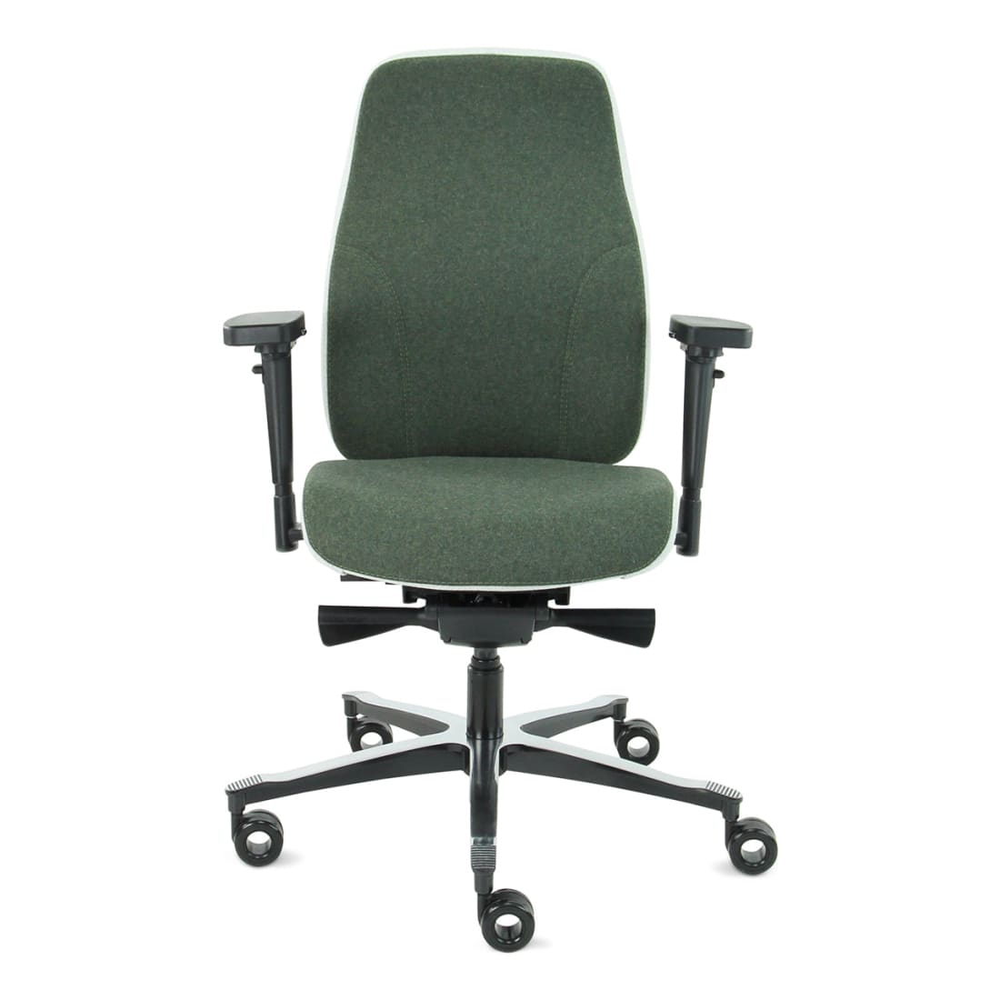 Sit And Move Therapod X2 Olive - Office Chair Facet Wool Olive/Ash Grey
