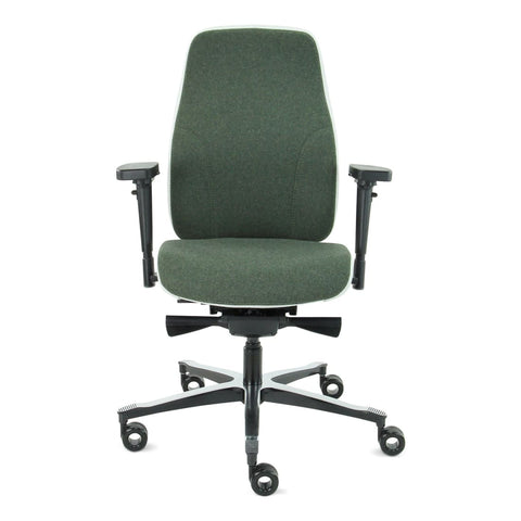 Sit And Move Therapod X2 Oliven - Kontorstol Facet Uld Oliven/Askgrå