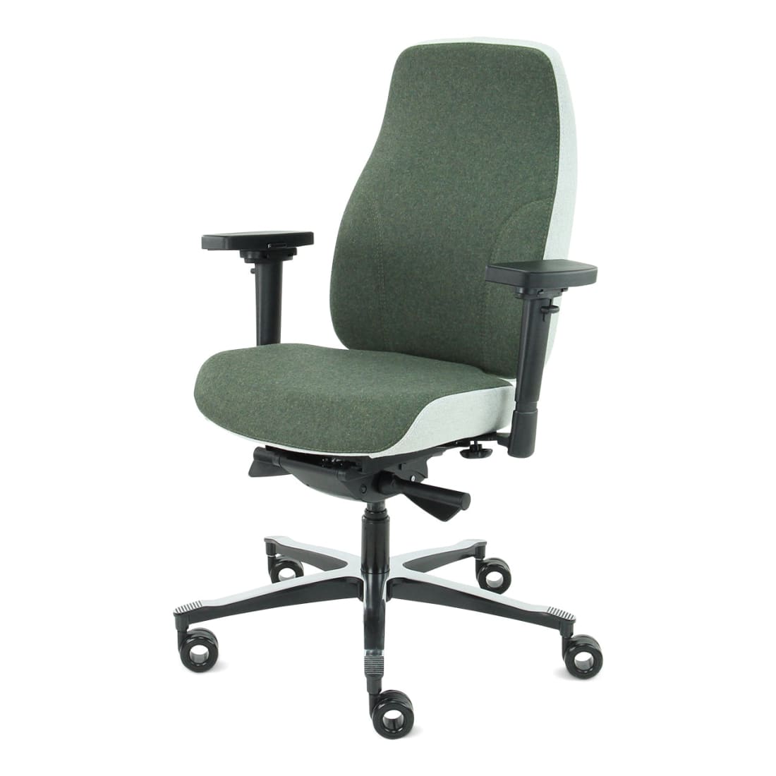 Sit And Move Therapod X2 Olive - Office Chair Facet Wool Olive/Ash Grey