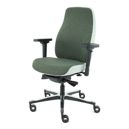 Sit And Move Therapod X2 Olive - Office Chair Facet Wool Olive/Ash Grey