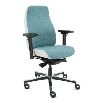 Sit And Move Therapod X2 Azure - Office Chair Facet Wool Azure/Ash Grey