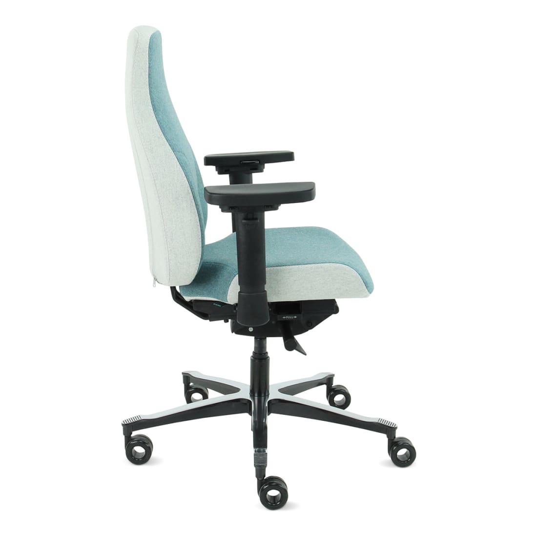 Sit And Move Therapod X2 Azure - Office Chair Facet Wool Azure/Ash Grey