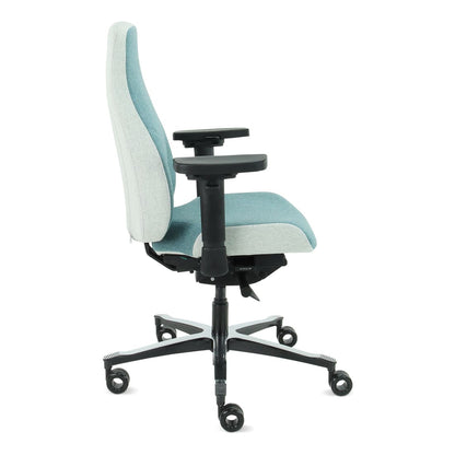Sit And Move Therapod X2 Azure - Office Chair Facet Wool Azure/Ash Grey