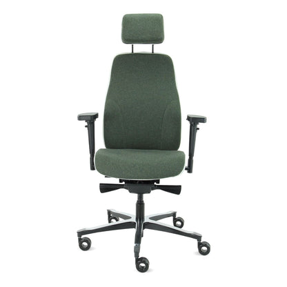 Sit And Move Therapod X2 HR Headrest Olive - Office Chair Facet Wool Olive/Ash Grey