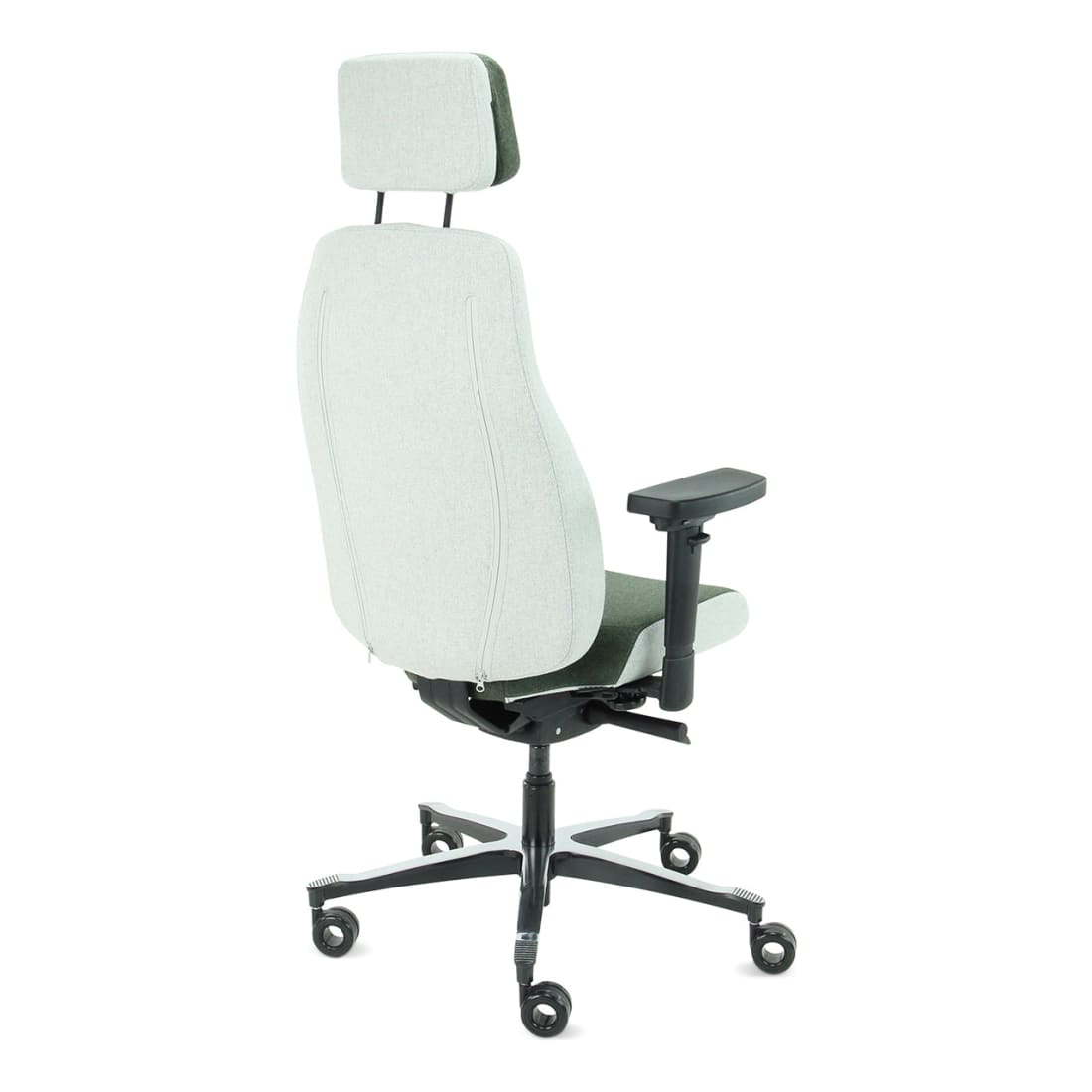 Sit And Move Therapod X2 HR Headrest Olive - Office Chair Facet Wool Olive/Ash Grey
