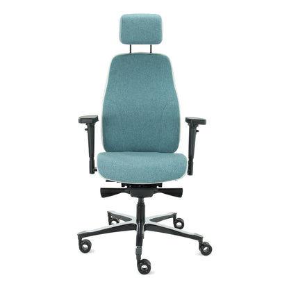 Sit And Move Therapod X2 HR Headrest Azure - Office Chair Facet Wool Azure/Ash Grey