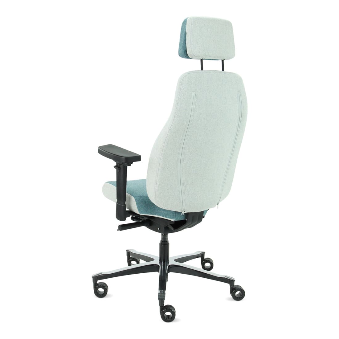 Sit And Move Therapod X2 HR Headrest Azure - Office Chair Facet Wool Azure/Ash Grey